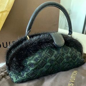 Louis Vuitton Monogram Mink Demi Lune Handbag